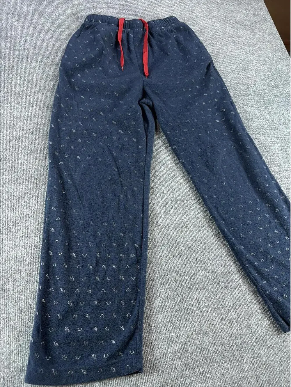 True Religion‎ Navy Blue Fleece Lounge Pants Medium - PJs, Comfort, Y2k